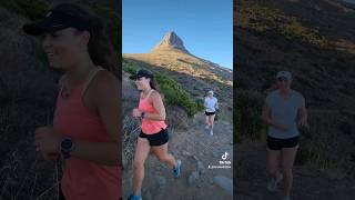 Trail run on Lion's Head in Cape Town! #capetown #southafrica #travel #trailrunning #lionshead