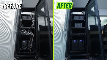 How to Setup a Server Rack!