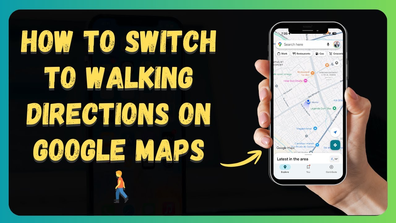How to Switch to Walking Directions on Google Maps  [New 2026 Update]