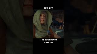 fly off — Dragon age : Inquisition dialogue scene