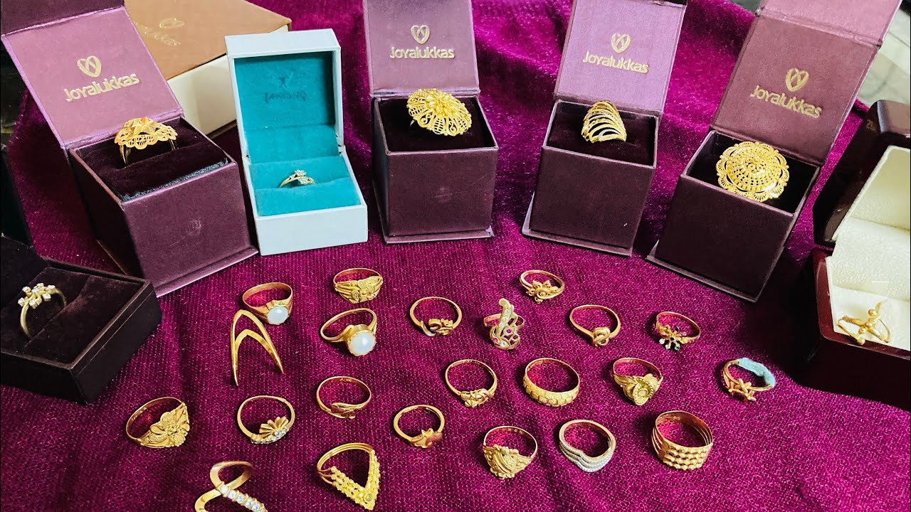 My Gold Rings collection || Gold jewellery collection || Lightweight finger rings ||