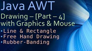 26 Java AWT Drawing - Part 4 - Perform Free Hand Drawing with Mouse Drag Net Worth