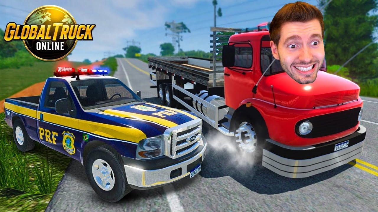 LIPÃO passou a PRF SEM GASOLINA no Global Truck Online!