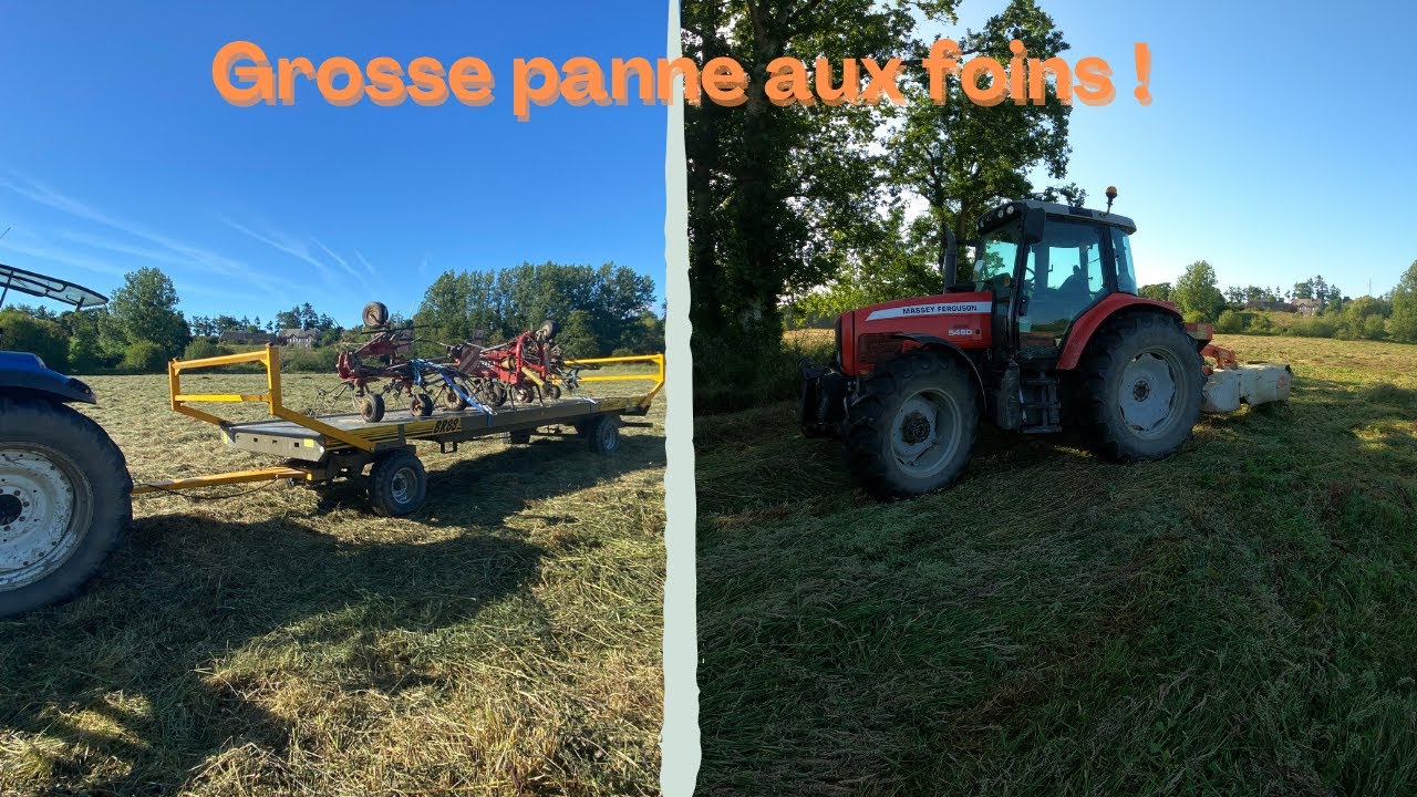 LA FANEUSE TOMBE EN PANNE PENDANT LES FOINS, ELLE EST MORTE !?