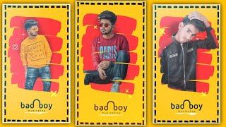 Tutorial! Bad Boy Glitch Concept For Instagram and Whatsapp Status in KineMaster.