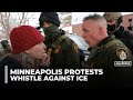 Whistles Become A Tool Of Resistance And Symbol Of Solidarity Against ICE In Minneapolis