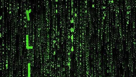 Matrix Rain Code  -  Motion Graphics  -  No Copyright  -  Background Video