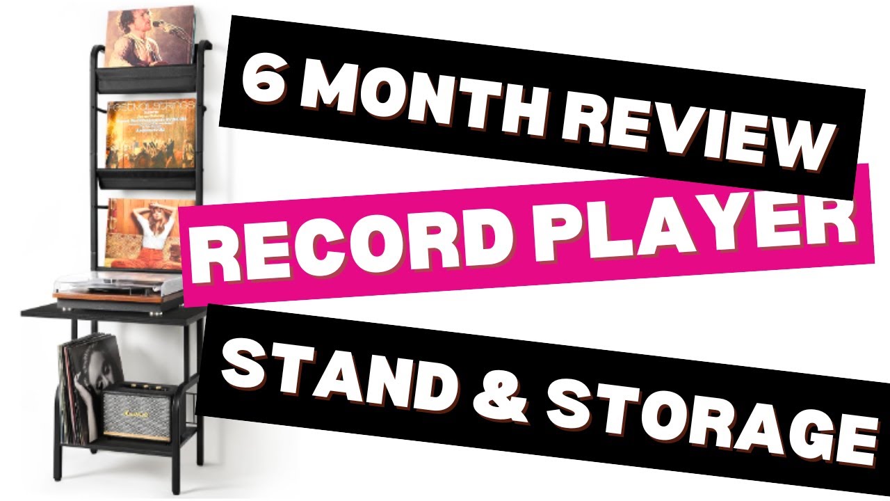 6 Month Review of Amazon Record Player Stand with Vinyl Storage