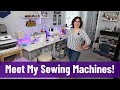 Meet My Sewing Machines Juki Baby Lock Janome Bernette And Ricoma OH MY 
