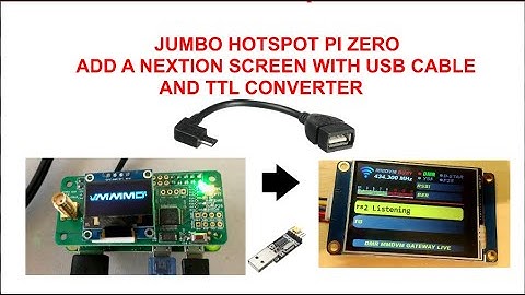 Jumbo MMDVM add Nextion screen to spare micro USB slot