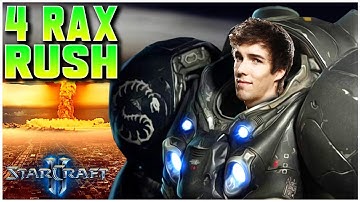 Grubby | SC2 | 4 Rax Rush into Into Double Expand
