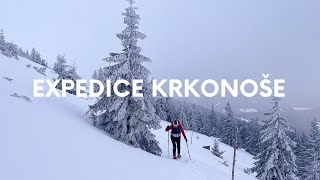 Expedice Krkonoše aneb poprvé na sněžnicích I Winter hiking