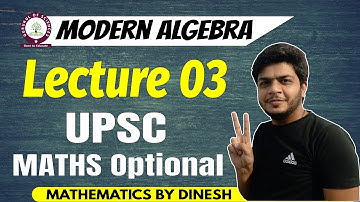 UPSC maths optional lectures (in Hindi) | algebra of sets | set theory for modern algebra