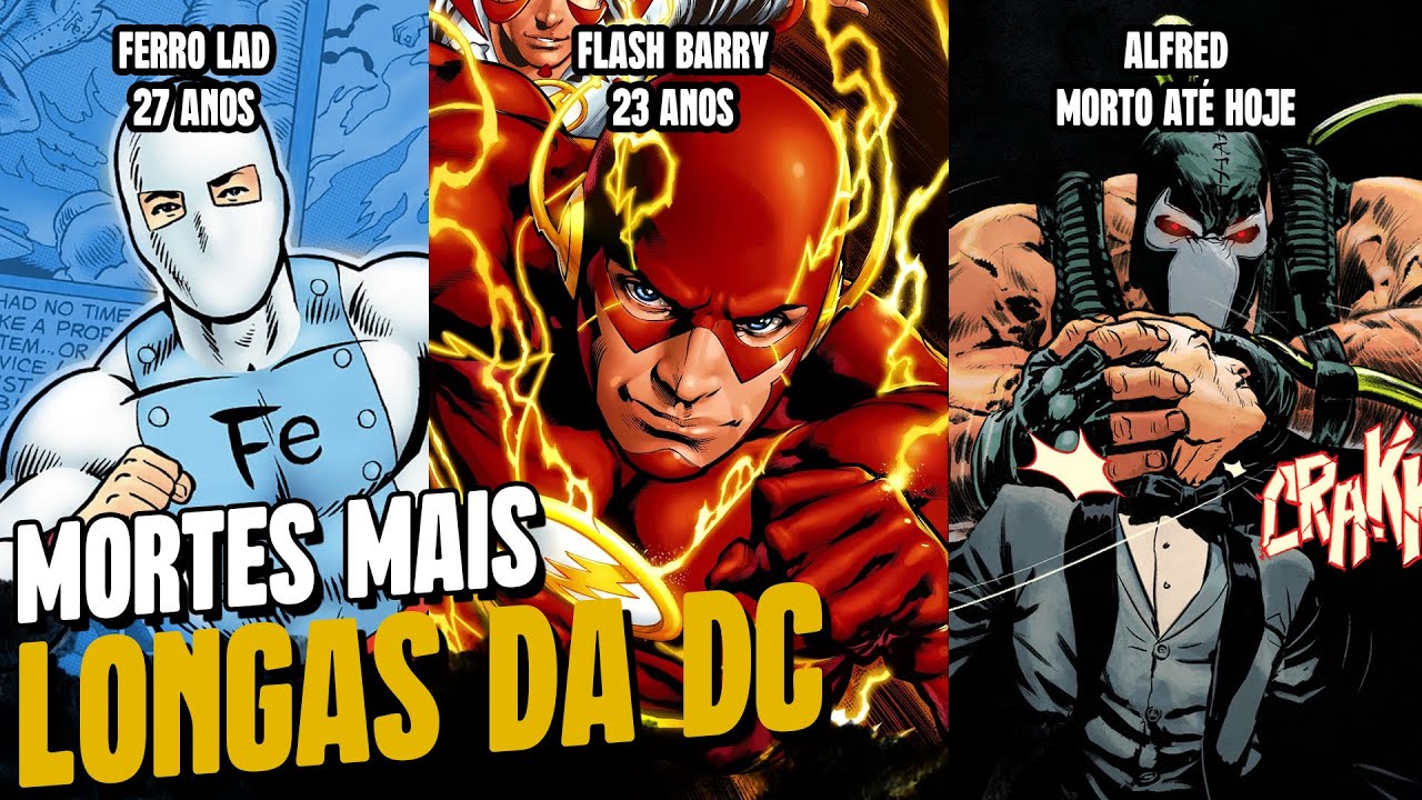 AS MORTES MAIS IMPORTANTES e DEFINITIVAS DO UNIVERSO DC