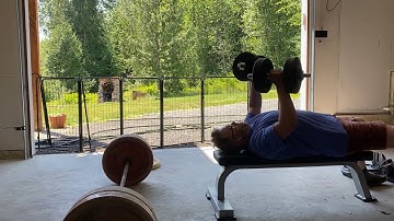 Day 51: Can a lazy 48 year old get back in shape? #benchpress
