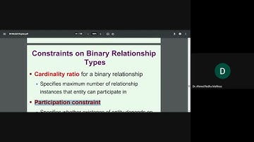 Ch 3-Entity Relationship-ER Model PART 3