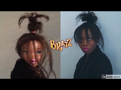 bratz doll messy hair