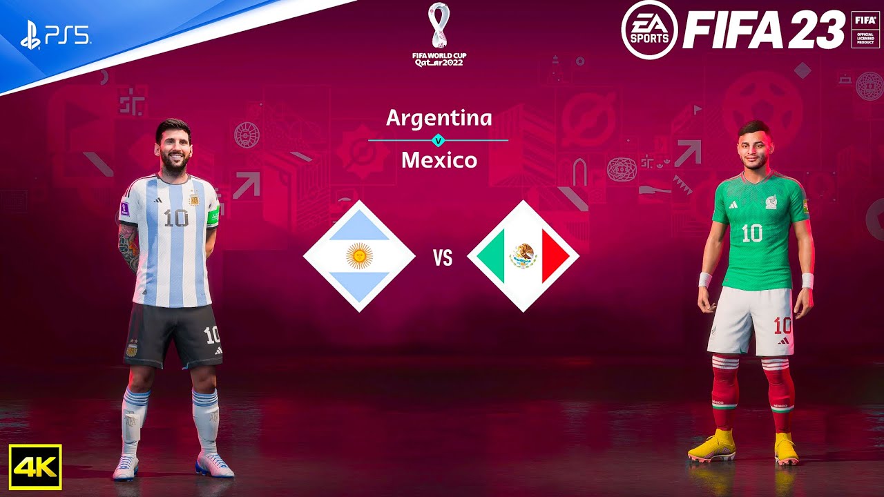 FIFA 23 - Argentina Vs Mexico - FIFA World Cup 2022 Qatar PS5™ 4K  Next Gen