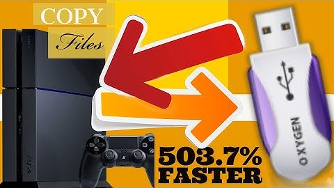 COPY VIDEOS FROM PS4 TO USB DRIVE FAST EASY TUTORIAL