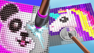 Diamond Painting ASMR Coloring - Gameplay for Android ASMR