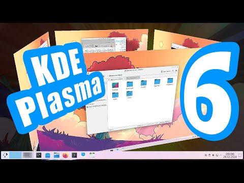 Видео: KDE Plasma 6. Самая функциональная среда. Плавающая панель. 3D Куб. Полный переход на Wayland