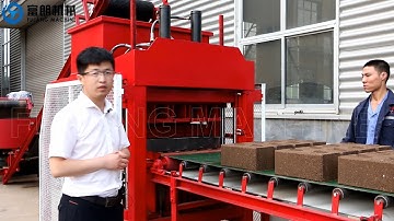 FL4-10 fully automatic hydraulic interlocking soil brick making machine