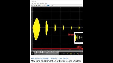 Modeling and Simulation of Series Series Wireless Power Transfer System
