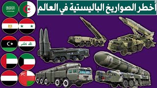 Top 10 Most Powerful ballistic missiles Operating in the Arab armies 2023