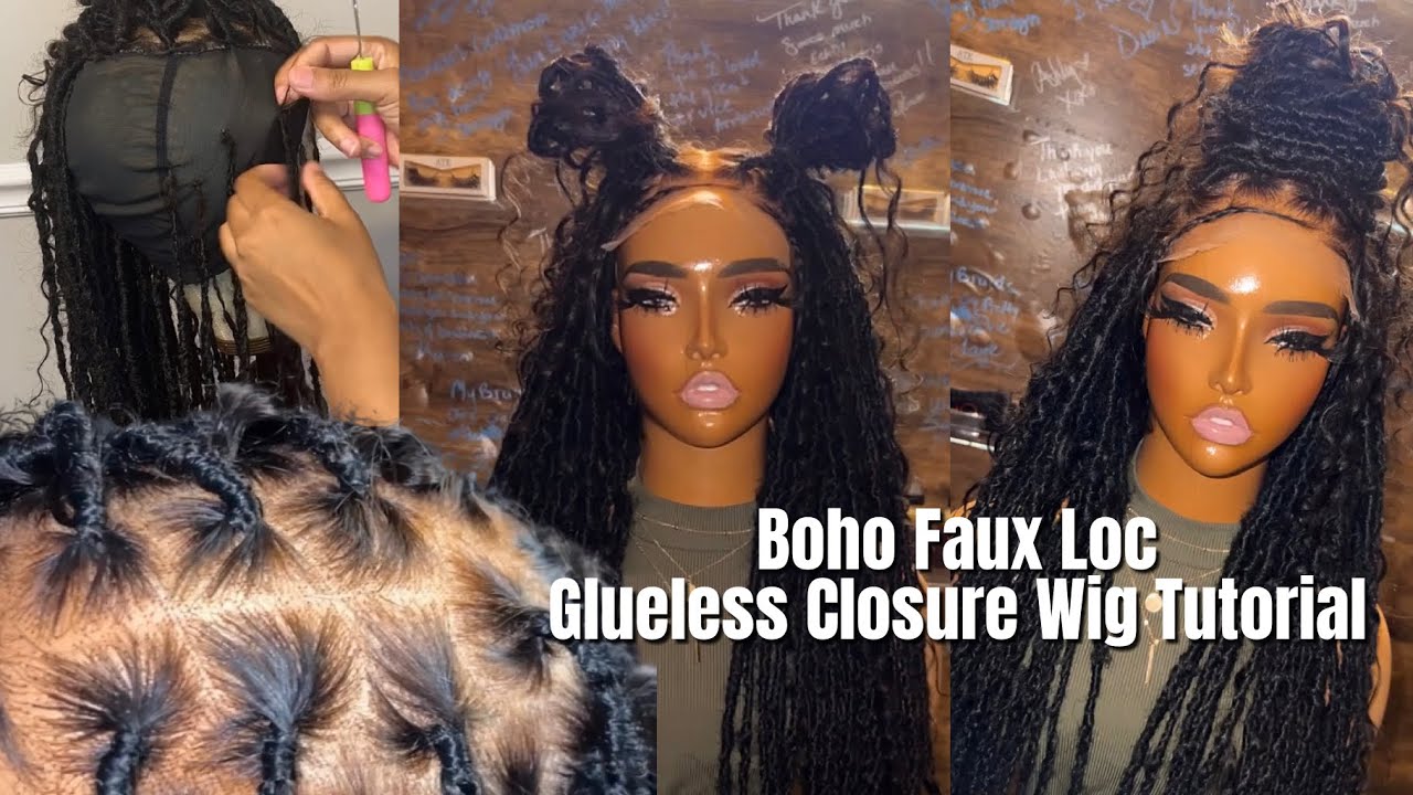 HOW TO MAKE A BOHO LOC LACE CLOSURE WIG | TUTORIAL