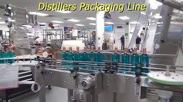 DISTILLERS AUTOMATIC PACKAGING LINE - INLINE FILLING SYSTEMS