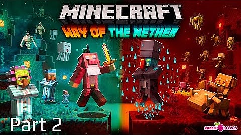 I defeated the boss (Minecraft Market place map-Way of the Nether part 2)