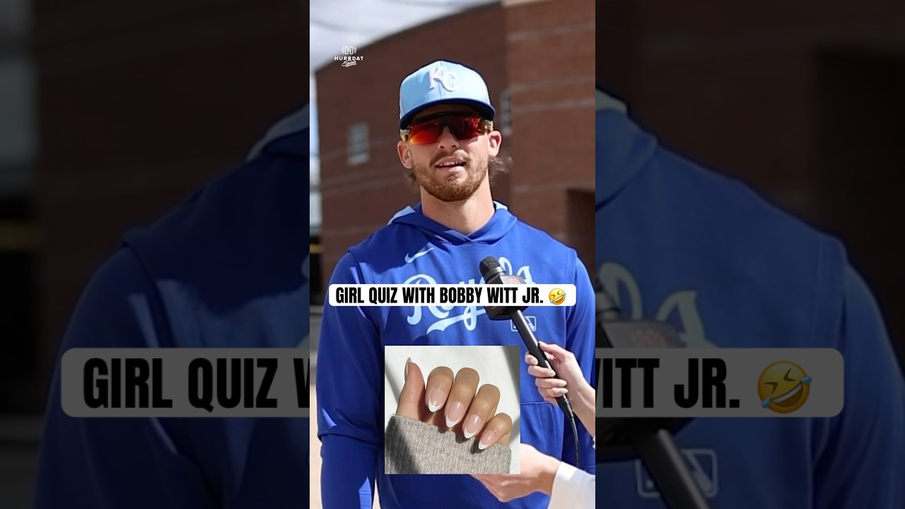 Are we giving Bobby Witt Jr. a pass or fail on this?! He does have three sisters and a wife!