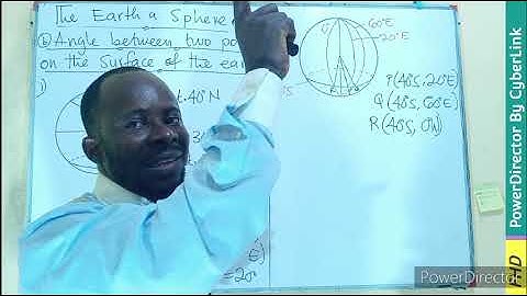 Calculate Angle Between Two GPS Coordinates on Earth | Spherical Geometry