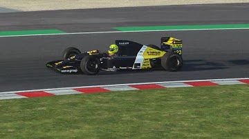 F1 1992 MInardi M192 Lamborghini V12 Gugelmin Magny-Cours Qualifying Lap | rFactor 2