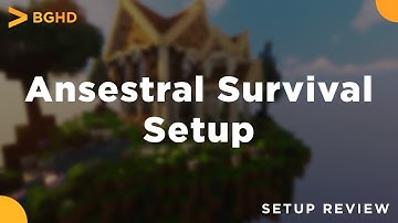 Ansestral Survival Setup - Minecraft Server Setup Review/Overview
