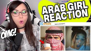 Arab Girl REACTS to Arab ROASTS Racist people on Omegle !!! #2
