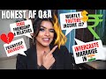 HONEST AF QnA | MONTHLY YouTube Income💰🤑, Toxic Friends, BROWN SKIN Insecurities, Intercaste Shaadi?