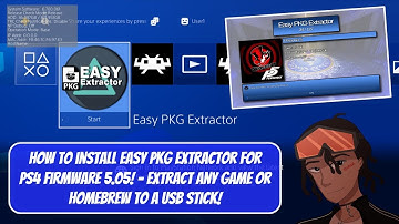 How To Install Easy PKG Extractor For PS4 Firmware 5.05! - Extract Any Game/Homebrew To A USB/HDD!
