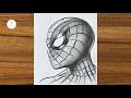 Easy Spiderman drawing for beginners || How to draw Spiderman step by step || Easy Spiderman drawing