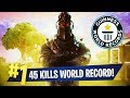 45 kills world record   teeqzy vs squad  fortnite battle royale gameplay solo vs squad 