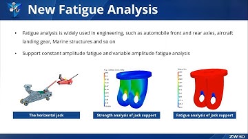 ZW3D 2024 (CAE) : New Fatigue Analysis