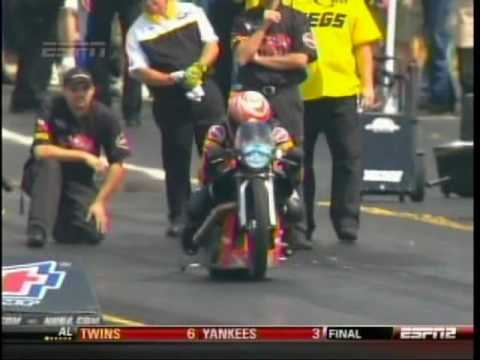 Andrew Hines Hector Arana FinalsPro Stock Motorcyc...