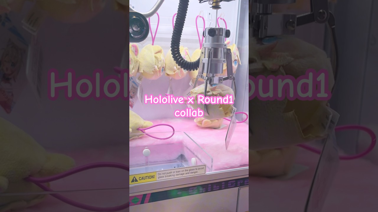 goodbye paycheck 🥲 #hololive #hololiveenglish #round1 #vtuber #cranegame #arcade