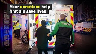 Ask us how donations save lives - St John Ambulance