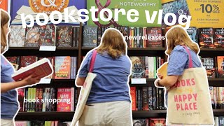 cozy bookstore vlog ☀️📚💐 spend the day book shopping with me at barnes and noble!