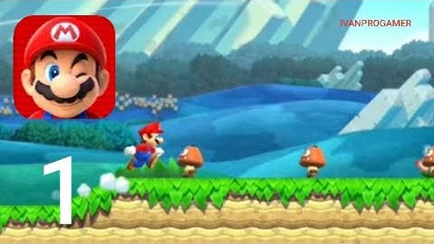 SUPER MARIO RUN - Gameplay Walkthrough Part 1 - World 1 (iOS Android)