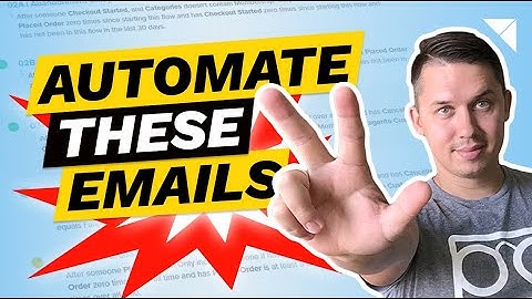 3 MUST-HAVE Email Automations for eCommerce