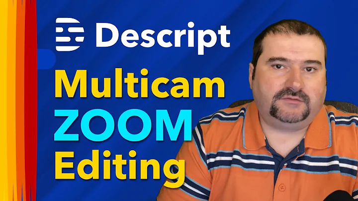 Editing Zoom Recordings in Descript (with Multicam)