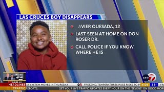 A 12-year old Las Cruces boy has gone missing, LCPD asking for help