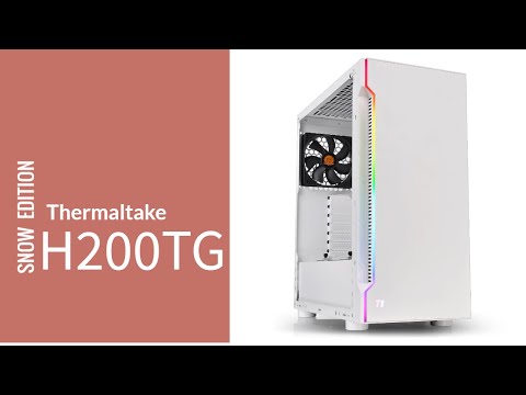 Thermaltake H200 TG RGB Snow Edition | Review - YouTube